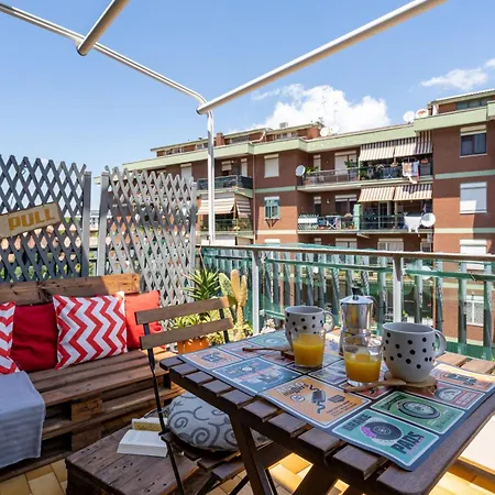 Casa Del Sole - Treno A 10min - Free Parking Appartement Rome